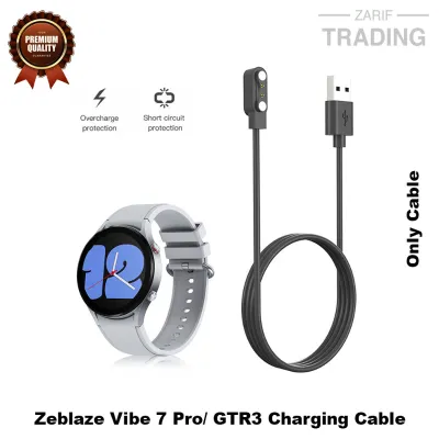 Zeblaze Vibe7 Pro GTR3 Magnetic Charging Cable 2 Pin High Quality USB Charger Cable Dock Bracelet Charger for Zeblaze Vibe7 Pro GTR3 Smart Watch
